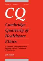 Cambridge Quarterly of Healthcare Ethics